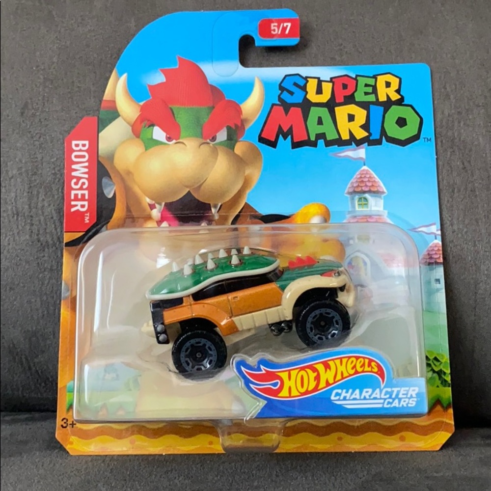 Hot Wheels Super Mario Character Cars Bowser  5/7